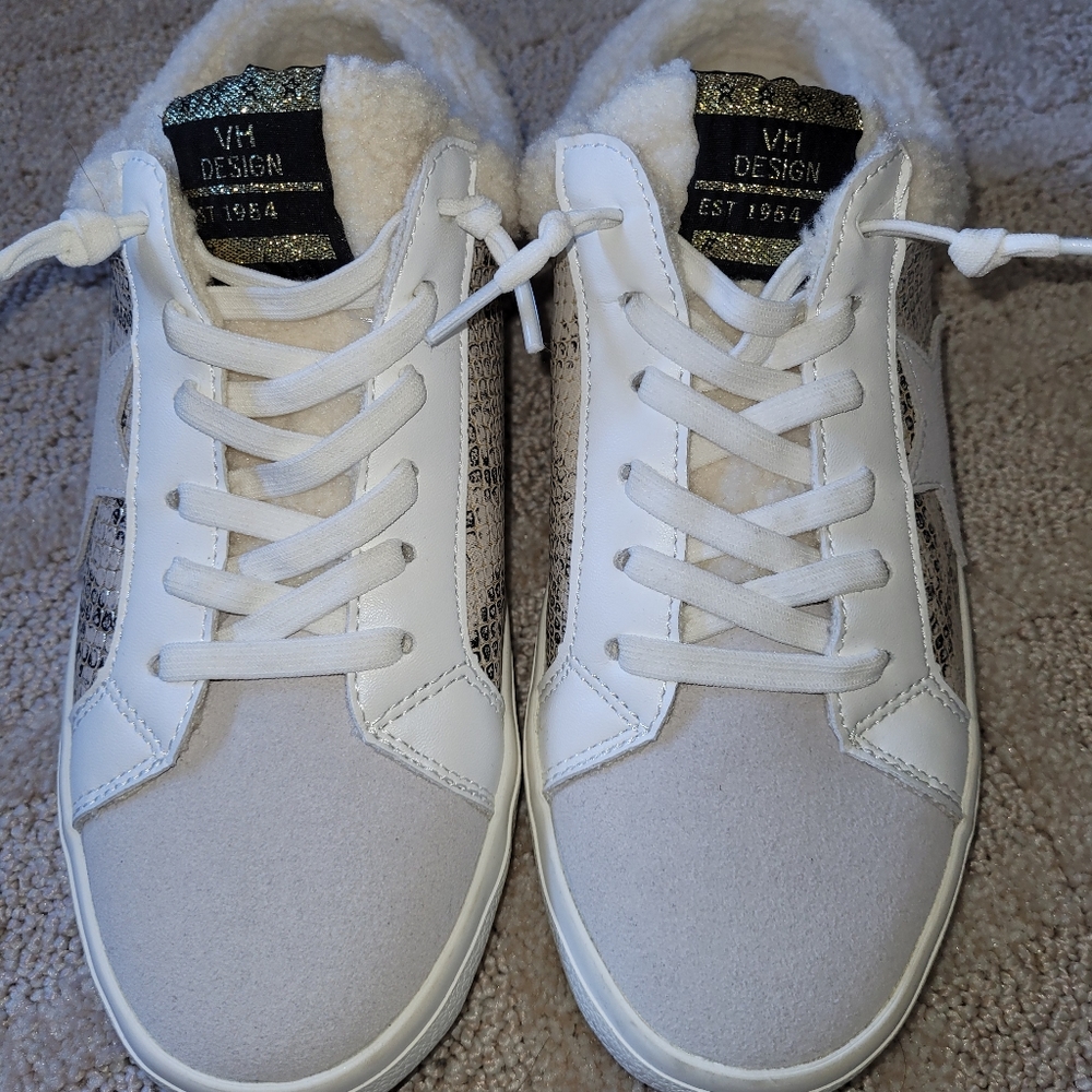 Brand New Vintage Havana Star Sherpa Slides!!